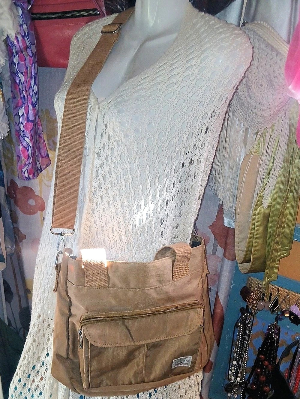 SUSOYATE Brown Crossbody Bag